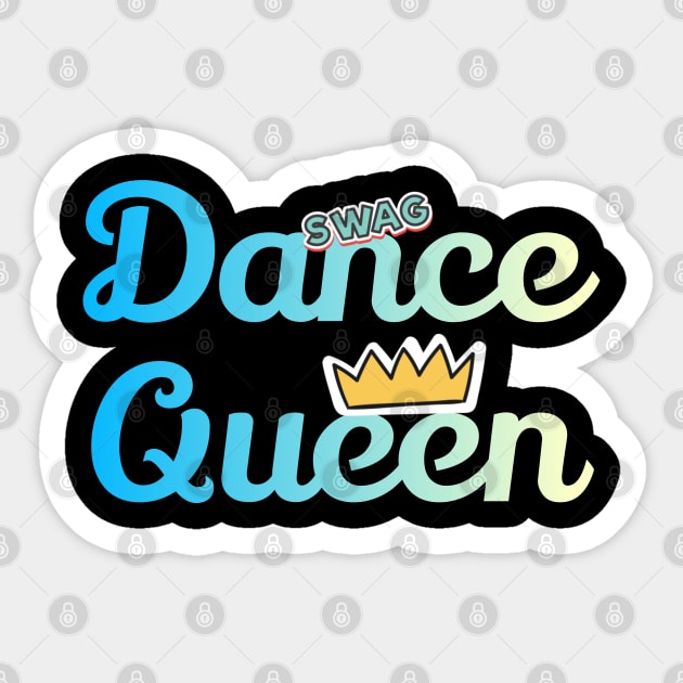 Dance Queen Funy Dance Sticker by DrollDrifter